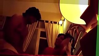 two amazing squirting ebony with a lucky man
