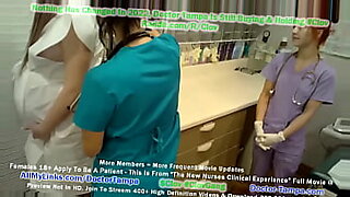 nurse feeding doctor lesbian tits