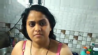 son blackmail mom in kitchen
